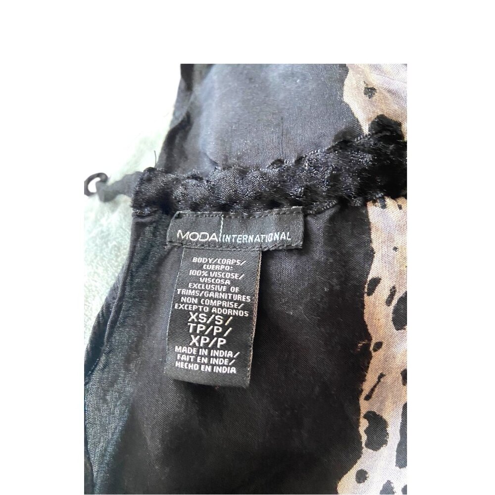Moda International Dress Black Size XS Y2K - Picture 3 of 12